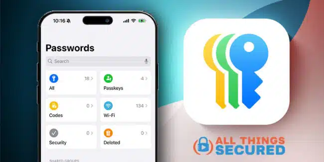 Apple Passwords app