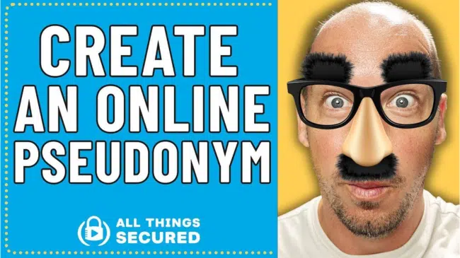 how to create an alias or online pseudonym