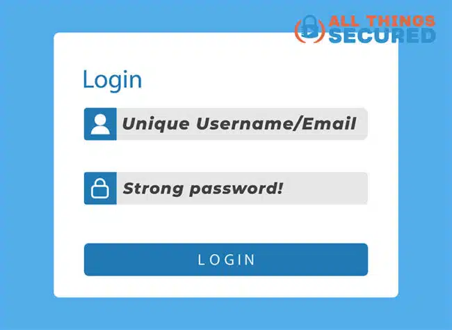 Create unique usernames for online logins